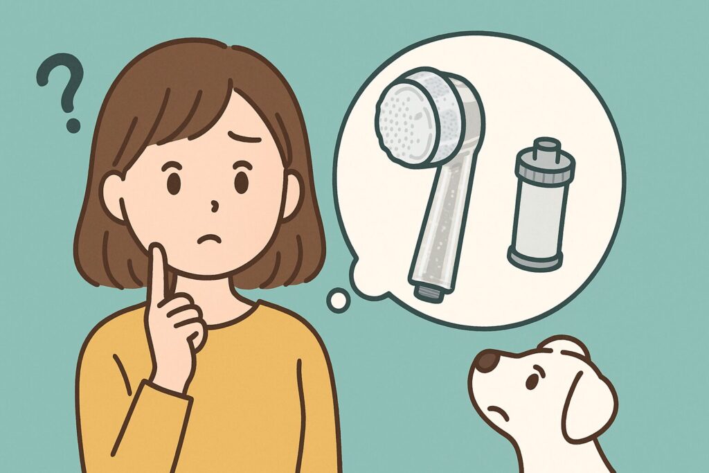 ミラブルをカートリッジなしで使っていいのか悩んでいる人のイラスト
