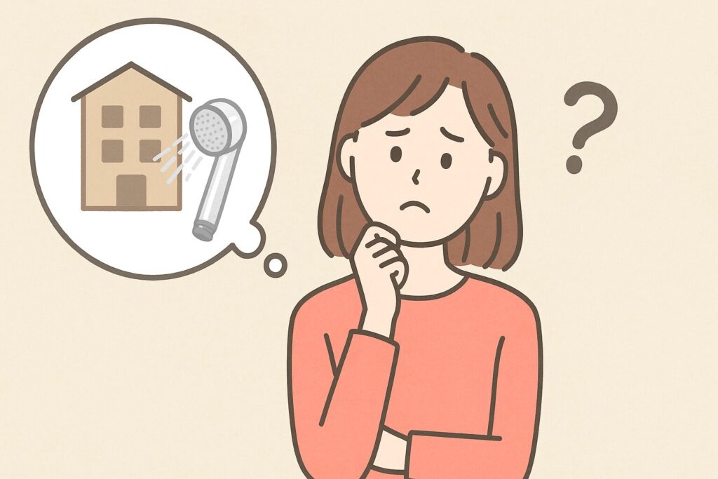 ミラブルは賃貸でも使えるのか悩んでいる人のイラスト