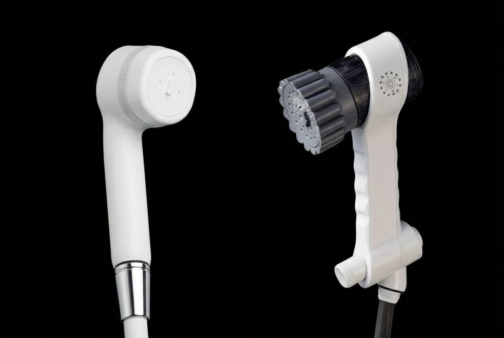 ダスキンとミラブルのシャワーヘッド