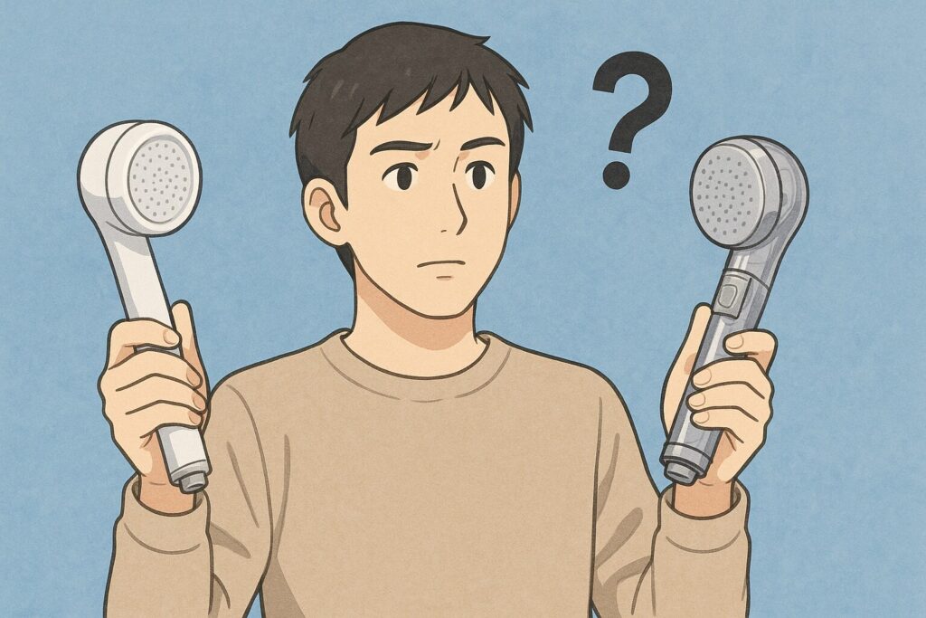 "ミラブルゼロとマイトレックスを比較している人のイラスト